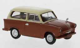 Show details for Brekina 27554 H0 Trabant P 50 Kombi braun, hellbeige, 1960 Picture of Brekina 27554 H0 Trabant P 50 Kombi braun, hellbeige, 1960