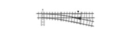 Show details for Bemo 4210000 H0m 12° Weiche rechts, 162,3 mm, R 515 mm Picture of Bemo 4210000 H0m 12° Weiche rechts, 162,3 mm, R 515 mm
