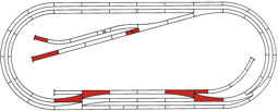 Picture of Roco 42013 H0 Gleisset E Roco-Line mit Bettung | Gleisergänzung Spur H0 Sets