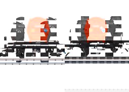 Show details for Märklin 48955 H0 Behältertragwagen Lbms privat Picture of Märklin 48955 H0 Behältertragwagen Lbms privat