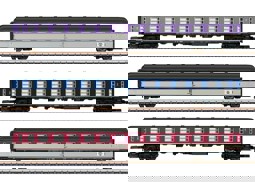 Show details for Märklin 87402 Z MHI Schnellzugwagen-Set Pop-Wagen DB Picture of Märklin 87402 Z MHI Schnellzugwagen-Set Pop-Wagen DB