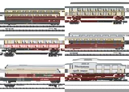 Show details for Trix 18715 N Schnellzugwagen-Set Sonder-TEE DB Picture of Trix 18715 N Schnellzugwagen-Set Sonder-TEE DB