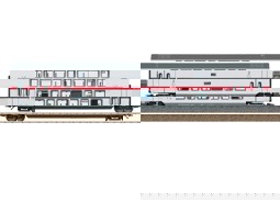 Show details for Trix 23256 H0 IC2 Doppelstock-Mittelwagen DBpza 682.2, 2. Klasse DB AG Picture of Trix 23256 H0 IC2 Doppelstock-Mittelwagen DBpza 682.2, 2. Klasse DB AG