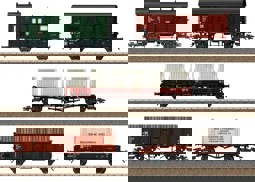 Show details for Trix 24075 H0 Güterwagen-Set Seebad Heringsdorf DR Picture of Trix 24075 H0 Güterwagen-Set Seebad Heringsdorf DR