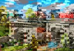 Zeige Details für Faller 191773 H0 Eisenbahn-/Straßenbrücke Bild von Faller 191773 H0 Eisenbahn-/Straßenbrücke