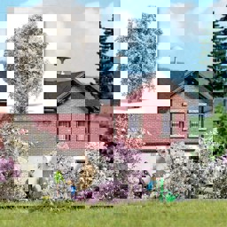 Zeige Details für Busch 3585 Filigranbusch Weiß blühend Bild von Busch 3585 Filigranbusch Weiß blühend