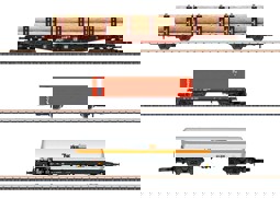 Show details for Märklin 82596 Z Güterwagen-Set mit gemischten Ladungen Picture of Märklin 82596 Z Güterwagen-Set mit gemischten Ladungen