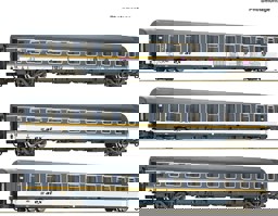 Zeige Details für Roco 74018 H0 3er Set Eurofimawagen Alex Bild von Roco 74018 H0 3er Set Eurofimawagen Alex
