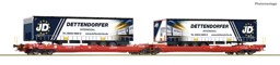 Picture of Roco 77404 H0 Doppeltwg.T3000e + Dettendorfer | Güterwagen Spur H0