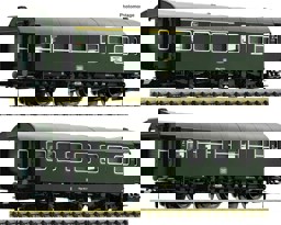 Zeige Details für Fleischmann 809911 N 2-teiliges Set Umbauwagen DB Bild von Fleischmann 809911 N 2-teiliges Set Umbauwagen DB