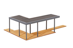 Zeige Details für Kibri 38345 H0 Überdachte Terrasse - Polyplate Bild von Kibri 38345 H0 Überdachte Terrasse - Polyplate