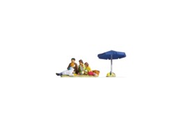 Zeige Details für Noch 15599 HO Familie beim Picknick Bild von Noch 15599 HO Familie beim Picknick