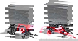 Show details for Busch 53352 H0 HL80 Anhänger grau rot mit Plane Picture of Busch 53352 H0 HL80 Anhänger grau rot mit Plane