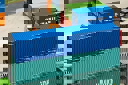 Zeige Details für Faller 182102 H0 40´ Container, blau Bild von Faller 182102 H0 40´ Container, blau