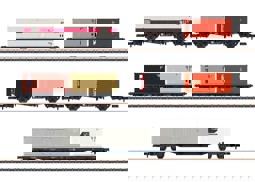 Show details for Märklin 82664 Z Wagenset Container-Transport Picture of Märklin 82664 Z Wagenset Container-Transport