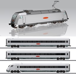 Show details for Piko 58151 H0 Zugset digital mit Sound Metropolitan BR 101 + 2 Personenwagen + Steuerwagen DB AG V Picture of Piko 58151 H0 Zugset digital mit Sound Metropolitan BR 101 + 2 Personenwagen + Steuerwagen DB AG V