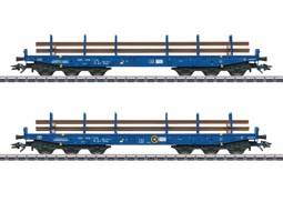 Show details for Märklin 48659 H0 Schwerlastwagen-Set Schienentransport Picture of Märklin 48659 H0 Schwerlastwagen-Set Schienentransport