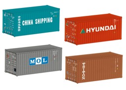 Zeige Details für Märklin 76553 H0 Container-Set 20ft. Bild von Märklin 76553 H0 Container-Set 20ft.