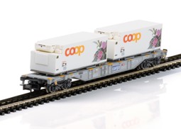 Show details for Trix 15494 N-Minitrix Containertragwagen coop® Picture of Trix 15494 N-Minitrix Containertragwagen coop®