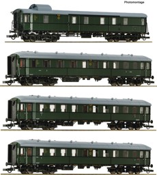 Show details for Roco 6200056 H0 4-tlg. Set 1: Zwickauer Traditionszug, DR DC Picture of Roco 6200056 H0 4-tlg. Set 1: Zwickauer Traditionszug, DR DC