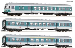 Show details for Roco 6200034 H0 3-tlg. Set 1: Nahverkehrswagen, DB AG DC Picture of Roco 6200034 H0 3-tlg. Set 1: Nahverkehrswagen, DB AG DC