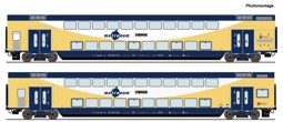 Show details for Roco 6200106 H0 2-tlg. Set: Doppelstockwagen, metronom DC Picture of Roco 6200106 H0 2-tlg. Set: Doppelstockwagen, metronom DC