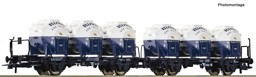Show details for Roco 6600053 H0 Doppeltragwageneinheit, DB DC Picture of Roco 6600053 H0 Doppeltragwageneinheit, DB DC