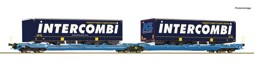 Show details for Roco 6600035 H0 Doppeltaschen-Gelenkwagen T3000e, EUROWAGON DC Picture of Roco 6600035 H0 Doppeltaschen-Gelenkwagen T3000e, EUROWAGON DC