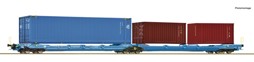 Picture of Roco 6600036 H0 Doppeltaschen-Gelenkwagen T3000e, NACCO DC | Güterwagen Spur H0