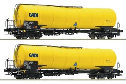 Show details for Roco 76025 H0 2-tlg. Set: Kesselwagen, GATX DC Picture of Roco 76025 H0 2-tlg. Set: Kesselwagen, GATX DC