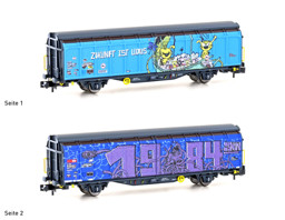 Show details for Lemke H24666 N Graffiti-Serie Schiebewandwagen Hbbillns SBB (4) Picture of Lemke H24666 N Graffiti-Serie Schiebewandwagen Hbbillns SBB (4)