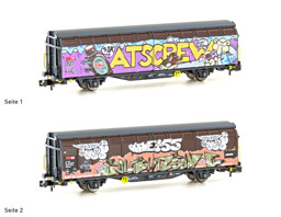 Show details for Lemke H24668 N Graffiti-Serie Schiebewandwagen Hbbillns SBB (6) Picture of Lemke H24668 N Graffiti-Serie Schiebewandwagen Hbbillns SBB (6)