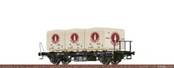 Bild von Brawa 50917 H0 Behältertragwagen BTs30 Südmilch DB DC | Güterwagen Spur H0