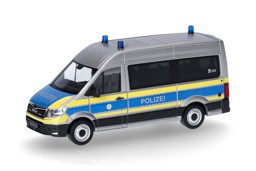 Picture of Herpa 097796 H0 MAN TGE Bus Hochdach Polizei Bayern | Modellautos 1:87 Spur H0