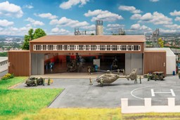 Zeige Details für Faller 144111 H0 Hangar mit Hubschrauber Bild von Faller 144111 H0 Hangar mit Hubschrauber
