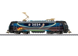 Show details for Märklin 36649 H0 E-Lok BR 185 Fussball EM 2024 GERMANY Picture of Märklin 36649 H0 E-Lok BR 185 Fussball EM 2024 GERMANY