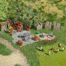 Show details for Busch 1835 Garten-Set H0 Picture of Busch 1835 Garten-Set H0