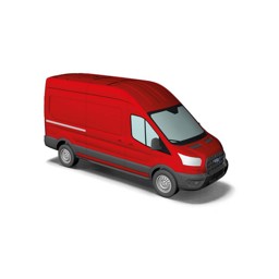 Show details for Busch 54500 H0 Ford Transit Kastenwagen rot Picture of Busch 54500 H0 Ford Transit Kastenwagen rot