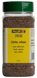 Show details for Faller 170733 Schotter, rotbraun, 650 gr Picture of Faller 170733 Schotter, rotbraun, 650 gr