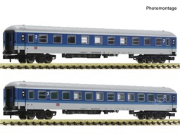 Show details for Fleischmann 6260025 N 2er Set Reisezug IR2471 DB-AG Picture of Fleischmann 6260025 N 2er Set Reisezug IR2471 DB-AG