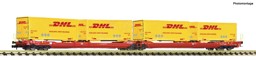Show details for Fleischmann 6660051 N Doppeltwagen T3000e DB-AG mit DHL WB Picture of Fleischmann 6660051 N Doppeltwagen T3000e DB-AG mit DHL WB