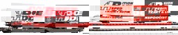Show details for Piko 24625 Taschenwagen T3000e mit 2 Bode Trailern DB AG VI Picture of Piko 24625 Taschenwagen T3000e mit 2 Bode Trailern DB AG VI