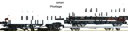 Zeige Details für Roco 6600189 H0 Rungenwagen SSlmas DB Bild von Roco 6600189 H0 Rungenwagen SSlmas DB
