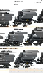 Zeige Details für Roco 6600162 H0 3er Set Kesselwagen DB/VTG Bild von Roco 6600162 H0 3er Set Kesselwagen DB/VTG