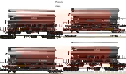 Zeige Details für Roco 6600125 H0 2er Set Schwenkdachwagen DR Bild von Roco 6600125 H0 2er Set Schwenkdachwagen DR