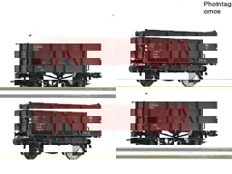 Show details for Roco 6600194 H0 2er Set offener Güterwagen Villach Picture of Roco 6600194 H0 2er Set offener Güterwagen Villach