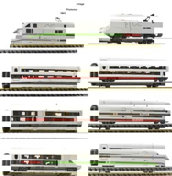 Show details for Fleischmann 7760003 N 4er Set ICE 2 DB-AG Picture of Fleischmann 7760003 N 4er Set ICE 2 DB-AG