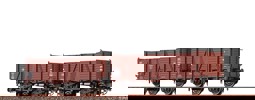 Show details for Brawa 48450 H0 Offene Güterwagen Om21 DB, 2er-Set Picture of Brawa 48450 H0 Offene Güterwagen Om21 DB, 2er-Set