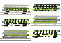 Show details for Trix 15462 N Schnellzugwagen-Set FlixTrain Picture of Trix 15462 N Schnellzugwagen-Set FlixTrain