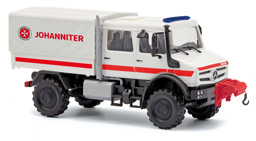 Show details for Busch 51084 H0 MB Unimog U5023, DK Johanniter Picture of Busch 51084 H0 MB Unimog U5023, DK Johanniter